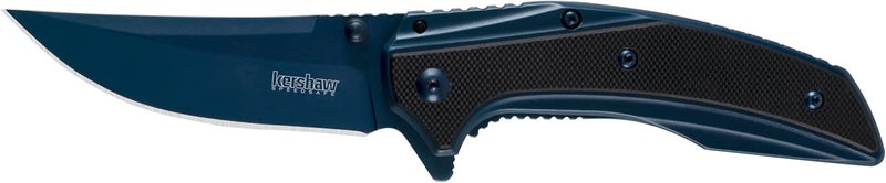 Kershaw Olive Outright Folding Pocket Knife, 3 inch 8Cr13MoV Stainless Steel Blade, Pocketclip - Image 2
